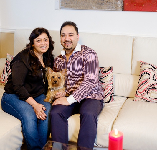 Jyotika and husband